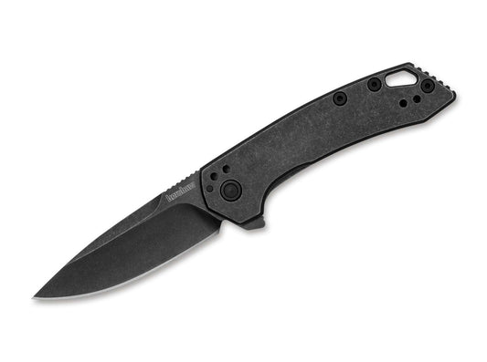 Briceag Radar Kershaw- Finisaj BlackWash, Blocare Framelock