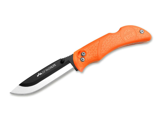 Briceag Razor-Blaze Clam Pack Outdoor Edge- Lame interschimbabile, Maner cauciucat