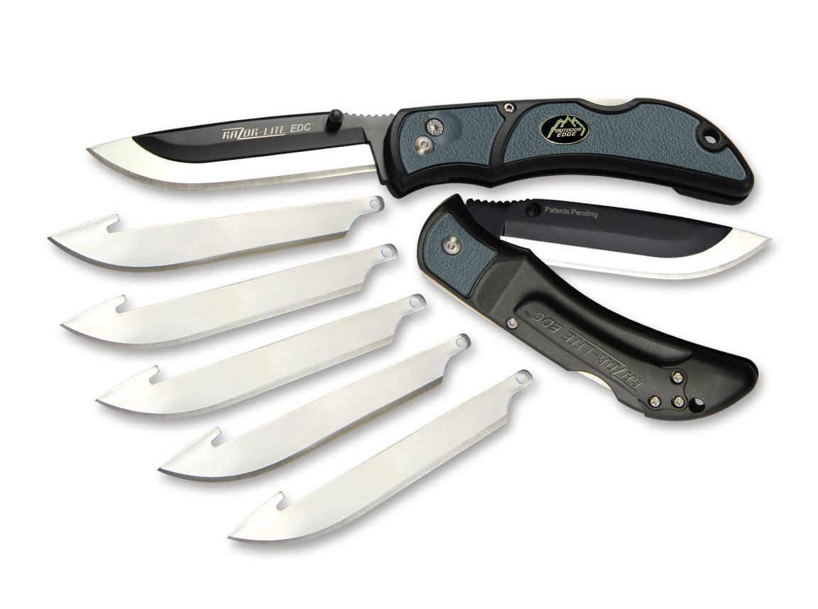 Briceag Razor Lite EDC Gray Outdoor Edge- Lame Interschimbabile, Utilizare EDC