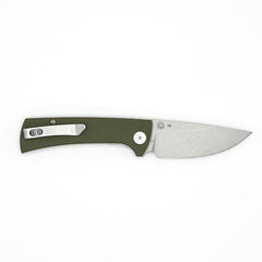 Briceag RCK9 Einhandmesser Oliv Eikonic - Oțel D2, Mâner G-10
