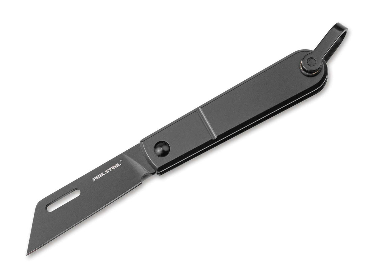 Briceag Real Steel Baby Barlow All Black – Cuțit EDC Ultra Compact, Clasic și Elegant