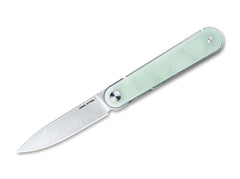 Briceag Real Steel Iris Front Flipper G10 Natural – Cuțit EDC Slim, Elegant și Ușor