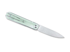 Briceag Real Steel Iris Front Flipper G10 Natural – Cuțit EDC Slim, Elegant și Ușor