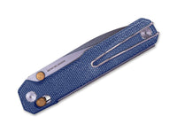 Briceag Real Steel Perix Denim Micarta – Cuțit EDC Modern, Ușor și Distinct