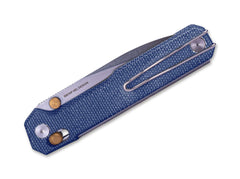 Briceag Real Steel Perix Denim Micarta – Cuțit EDC Modern, Ușor și Distinct