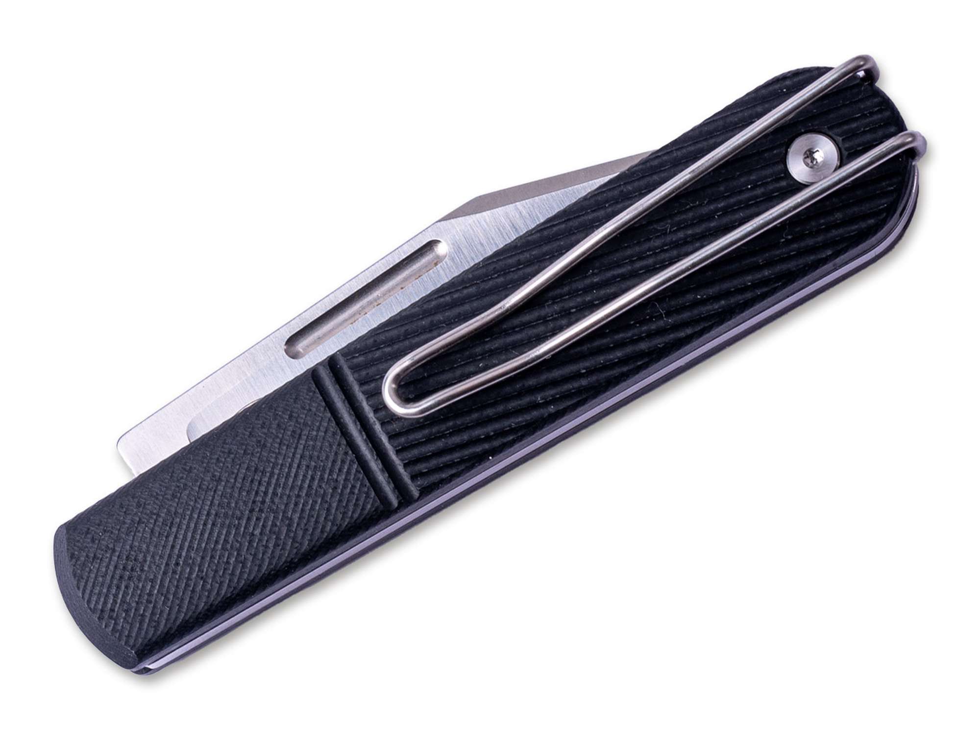 Briceag Real Steel Real Barlow RB5 Clippoint G10 Black – Cuțit EDC Clasic, Modern și Fiabil