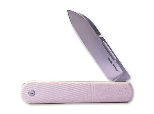 Briceag Real Steel Real Barlow RB5 Droppoint G10 Ivory – Cuțit EDC Clasic, Elegant și Versatil