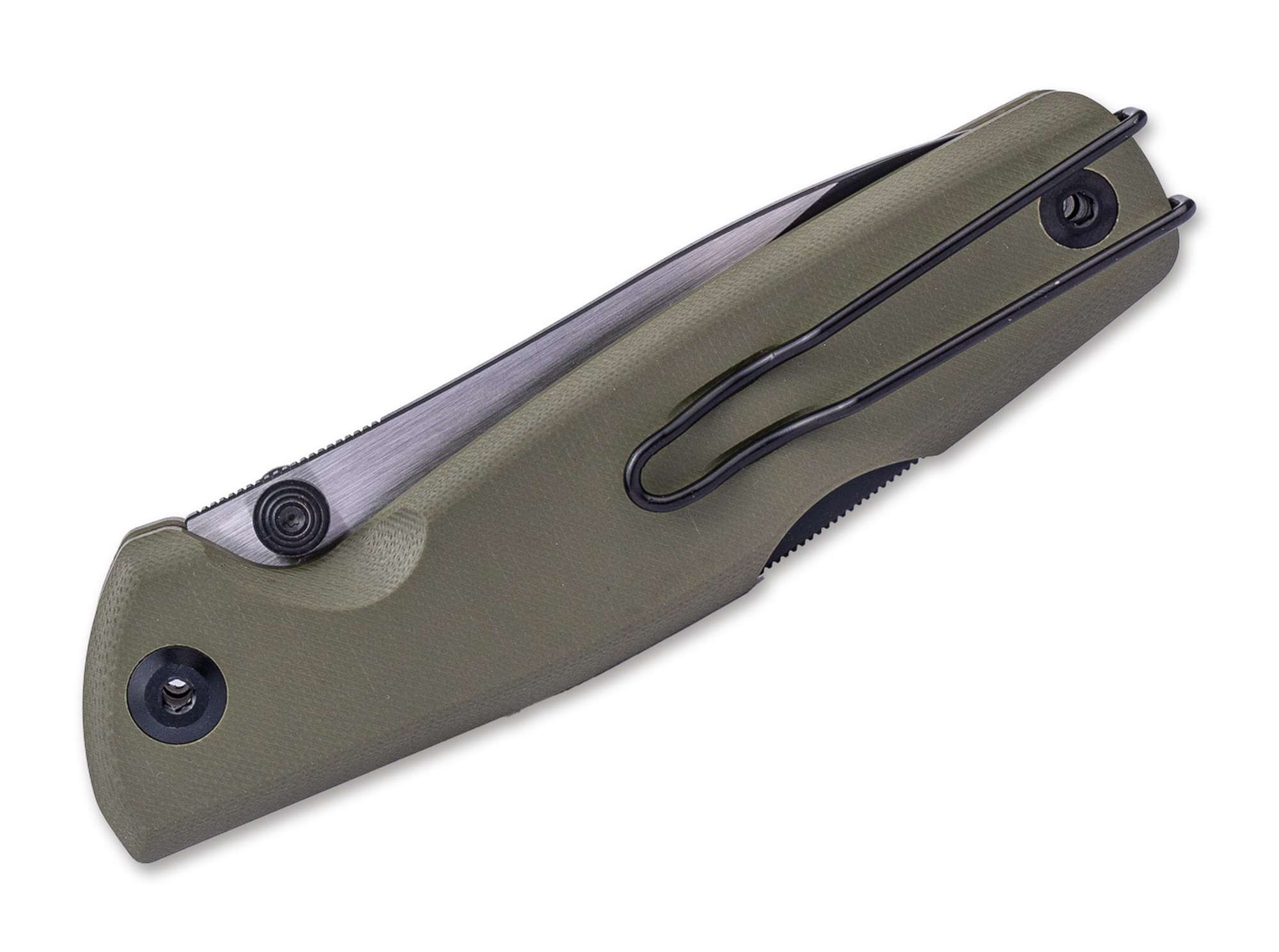Briceag Real Steel Yak G10 OD Green – Cuțit EDC Mare, Robust și Extrem de Fiabil