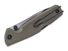 Briceag Real Steel Yak G10 OD Green – Cuțit EDC Mare, Robust și Extrem de Fiabil