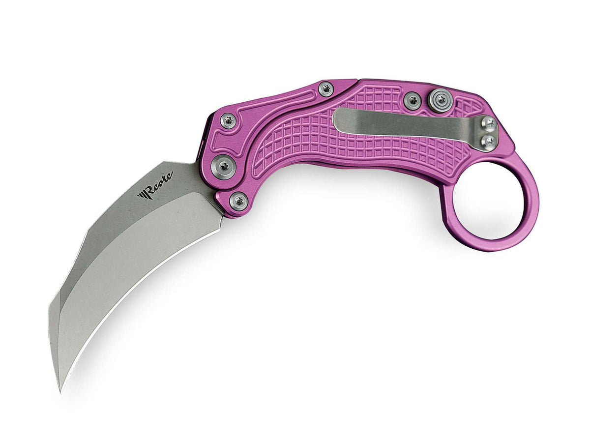 Briceag Reate EXO-K Aluminum Oxidized Purple SW Reate- Design Inovator, Lama N690