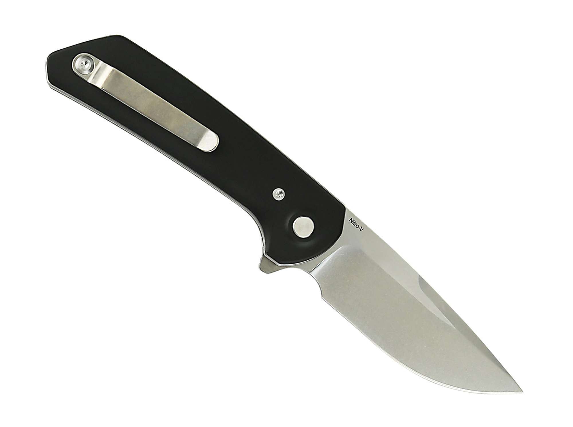 Briceag Reate PL-XF Aluminum Black Stonewashed Satin Flats- Utilizare EDC