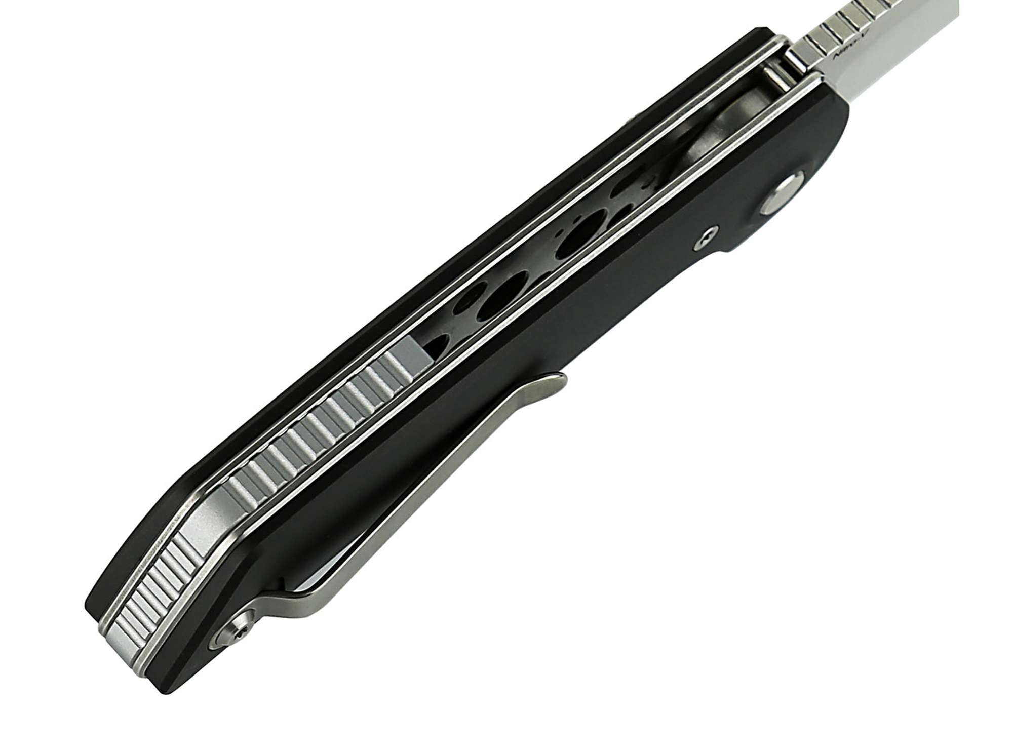 Briceag Reate PL-XF Aluminum Black Stonewashed Satin Flats- Utilizare EDC