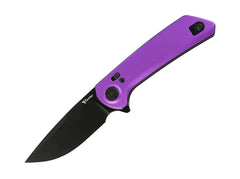 Briceag Reate PL-XF Aluminum Purple PVD Reate- Lama Nitro-V PVD, Mecanism Pivot Lock