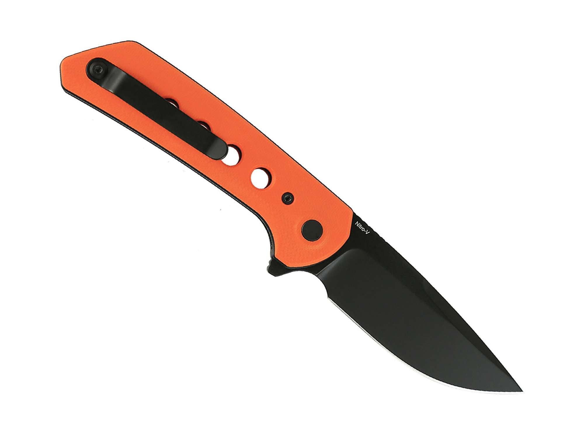 Briceag Reate PL-XF G10 Orange PVD Reate Knives- Lama Nitro-V, EDC Robust