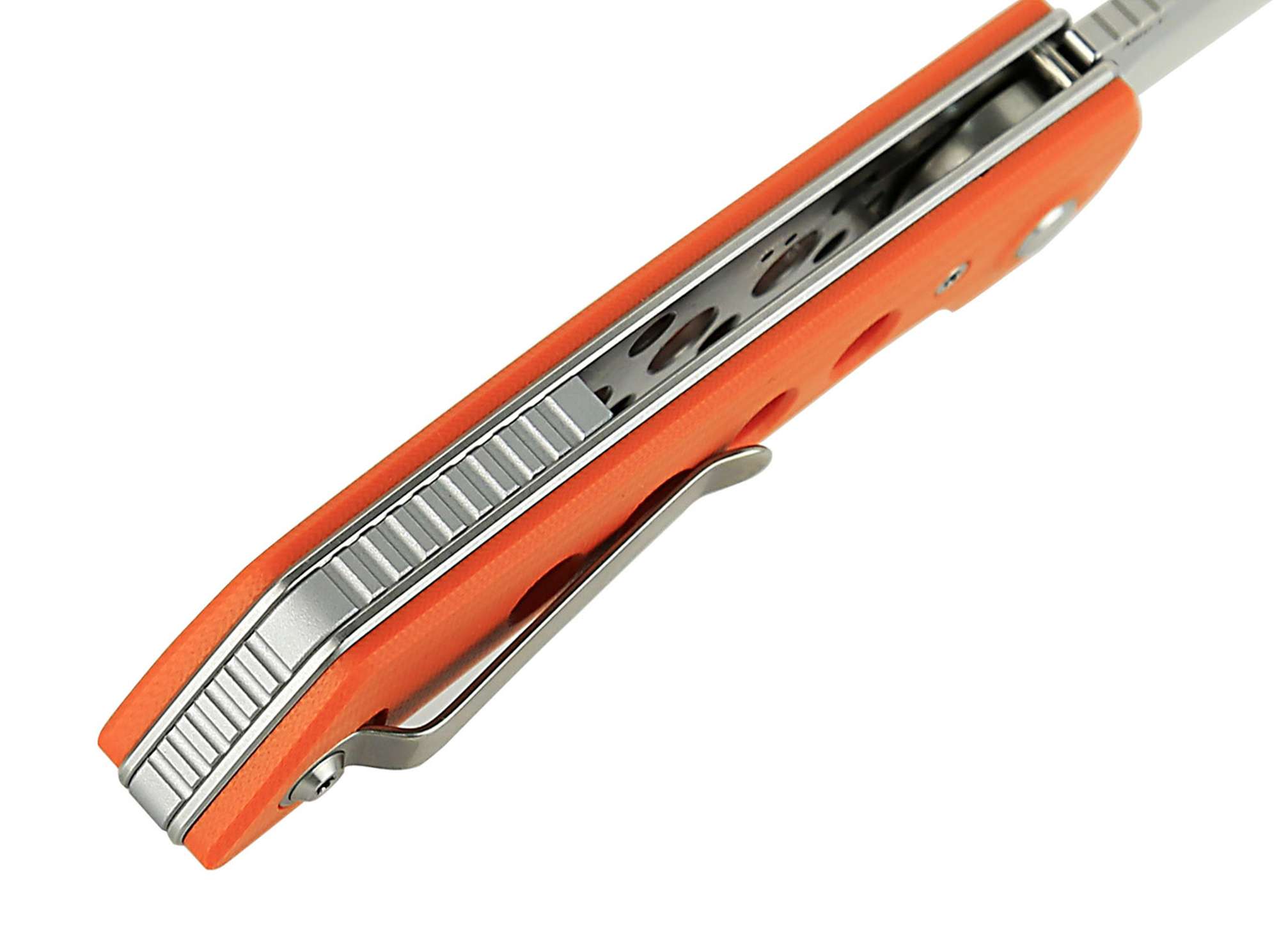 Briceag Reate PL-XF G10 Orange Stonewashed Reate Knives Co., Ltd.- Maner G10, Lama Nitro-V