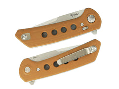Briceag Reate PL-XF G10 Tan Stonewashed Reate- Lama Nitro-V, Maner G10