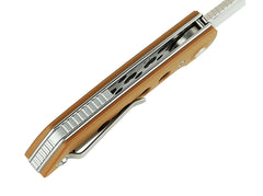 Briceag Reate PL-XF G10 Tan Stonewashed Reate- Lama Nitro-V, Maner G10