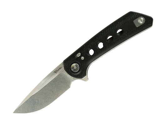 Briceag Reate PL-XF Micarta G10 Black Stonewashed Reate- Lama Nitro-V, EDC