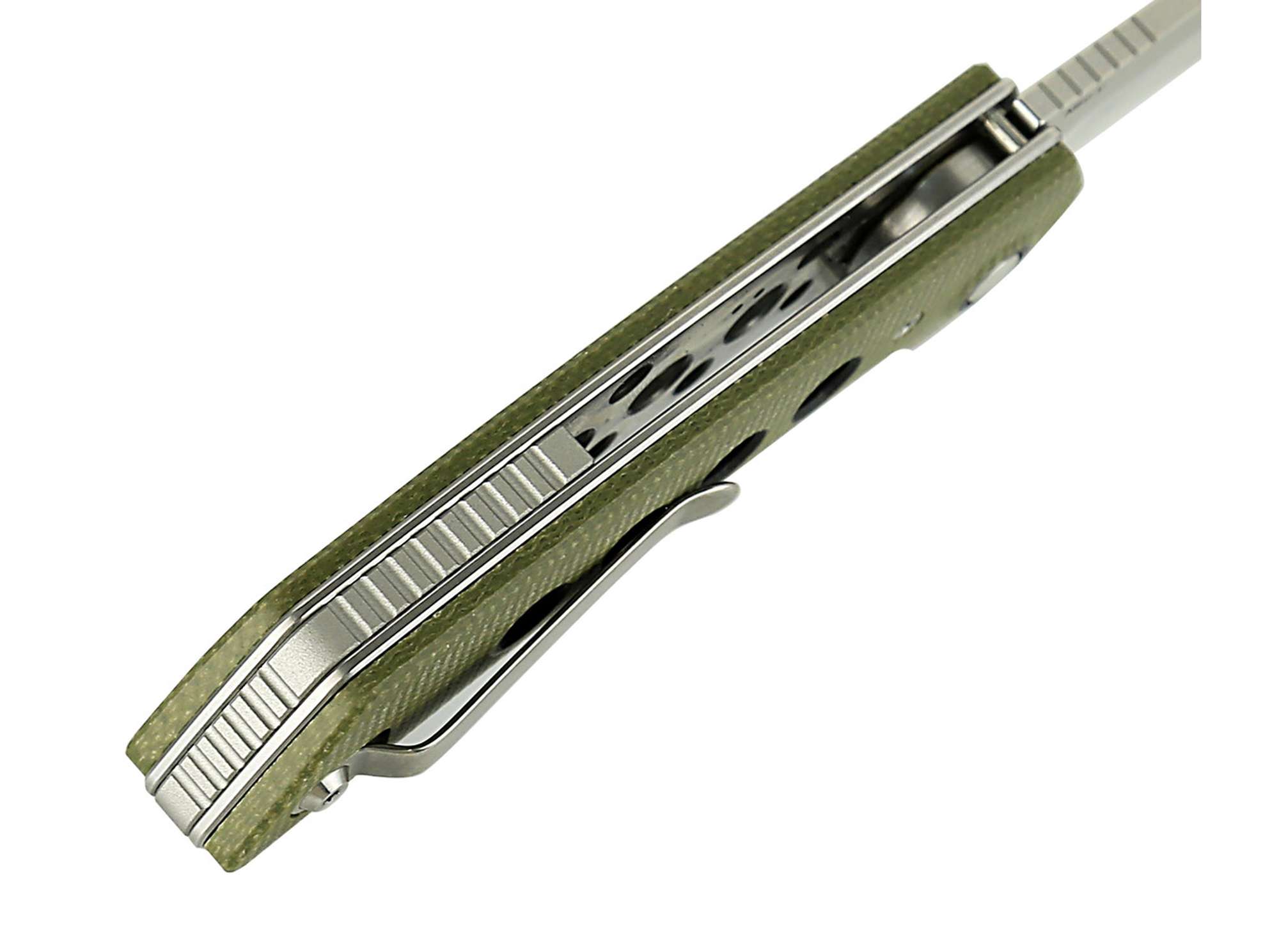Briceag Reate PL-XF Micarta G10 Green Stonewashed- Utilizare EDC, Pivot Lock