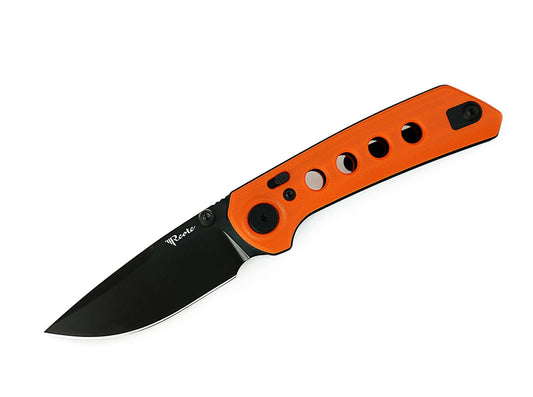 Briceag Reate PL-XT G10 Orange PVD Black- Lama Nitro-V, Sistem Pivot Lock