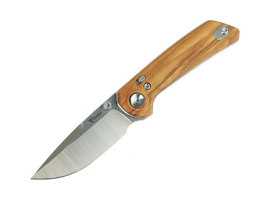 Briceag Reate PL-XT Olive Wood Reate Knives Co., Ltd.- Maner Lemn Maslin, Lama Nitro-V