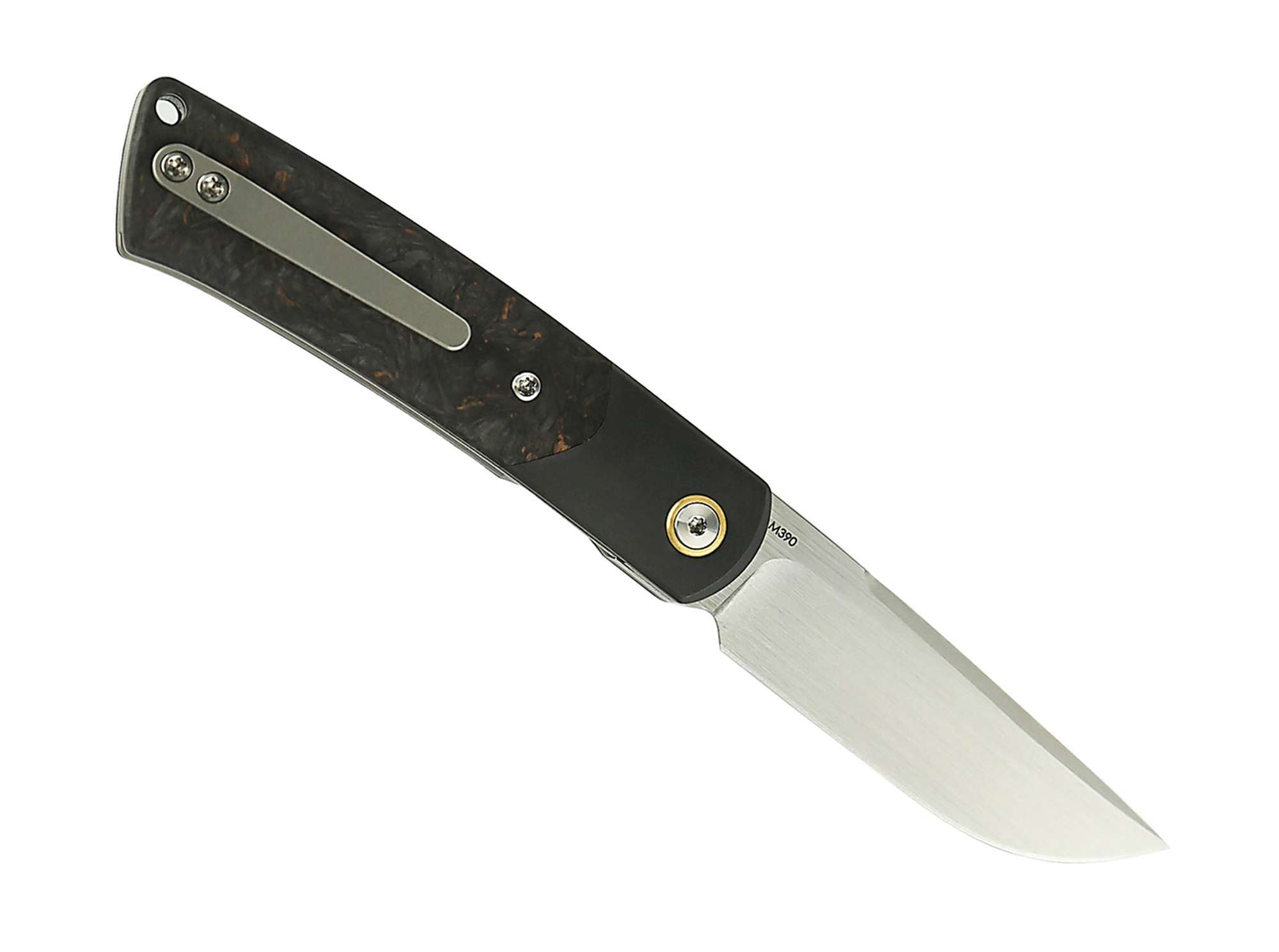 Briceag Reate Tribute Fat Carbon Dark Matter Copper Reate- M390, Titan