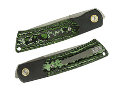 Briceag Reate Tribute Fat Carbon Jungle Wear Reate- M390, Fat Carbon