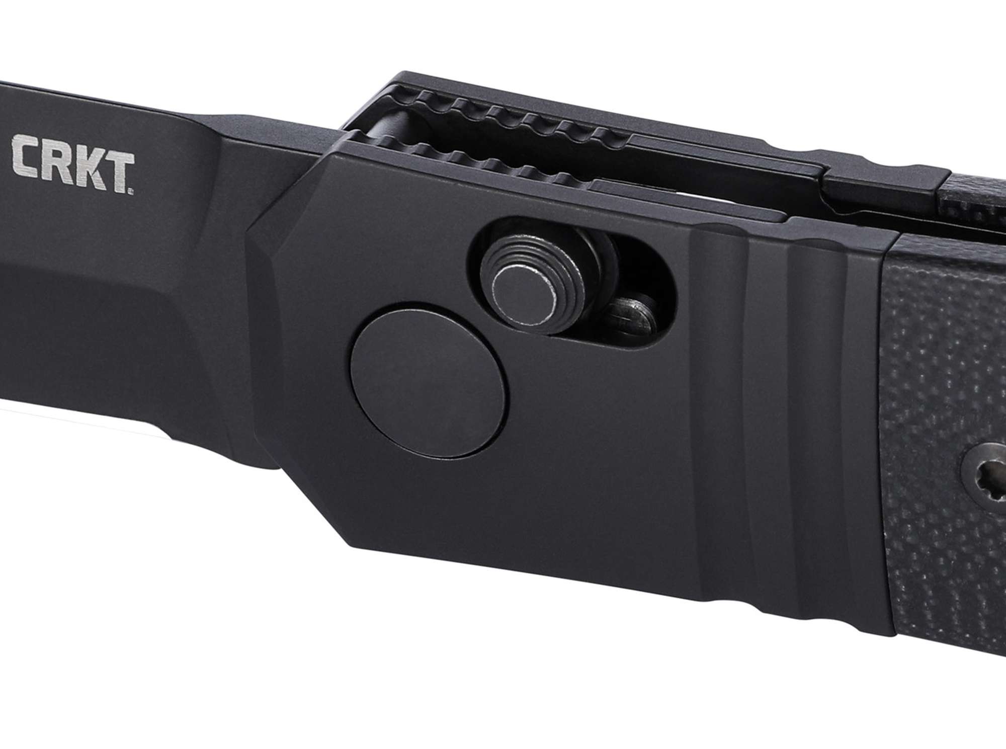 Briceag Redemption Compact Crossbar Lock All Black CRKT- Lama CPM MagnaCut, Sistem Crossbar Lock