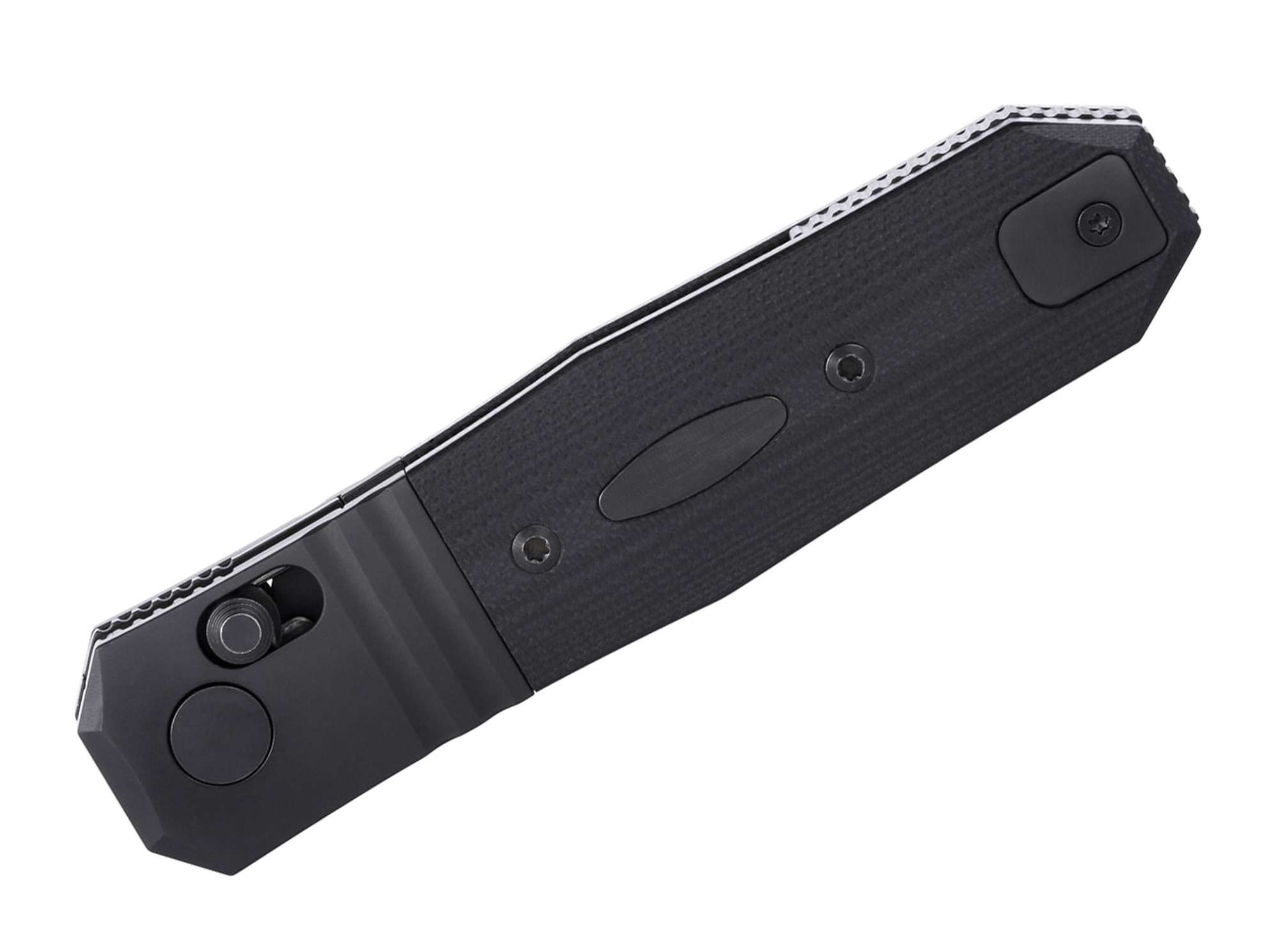Briceag Redemption Compact Crossbar Lock All Black CRKT- Lama CPM MagnaCut, Sistem Crossbar Lock