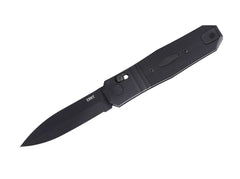 Briceag Redemption Compact Crossbar Lock All Black CRKT- Lama CPM MagnaCut, Sistem Crossbar Lock