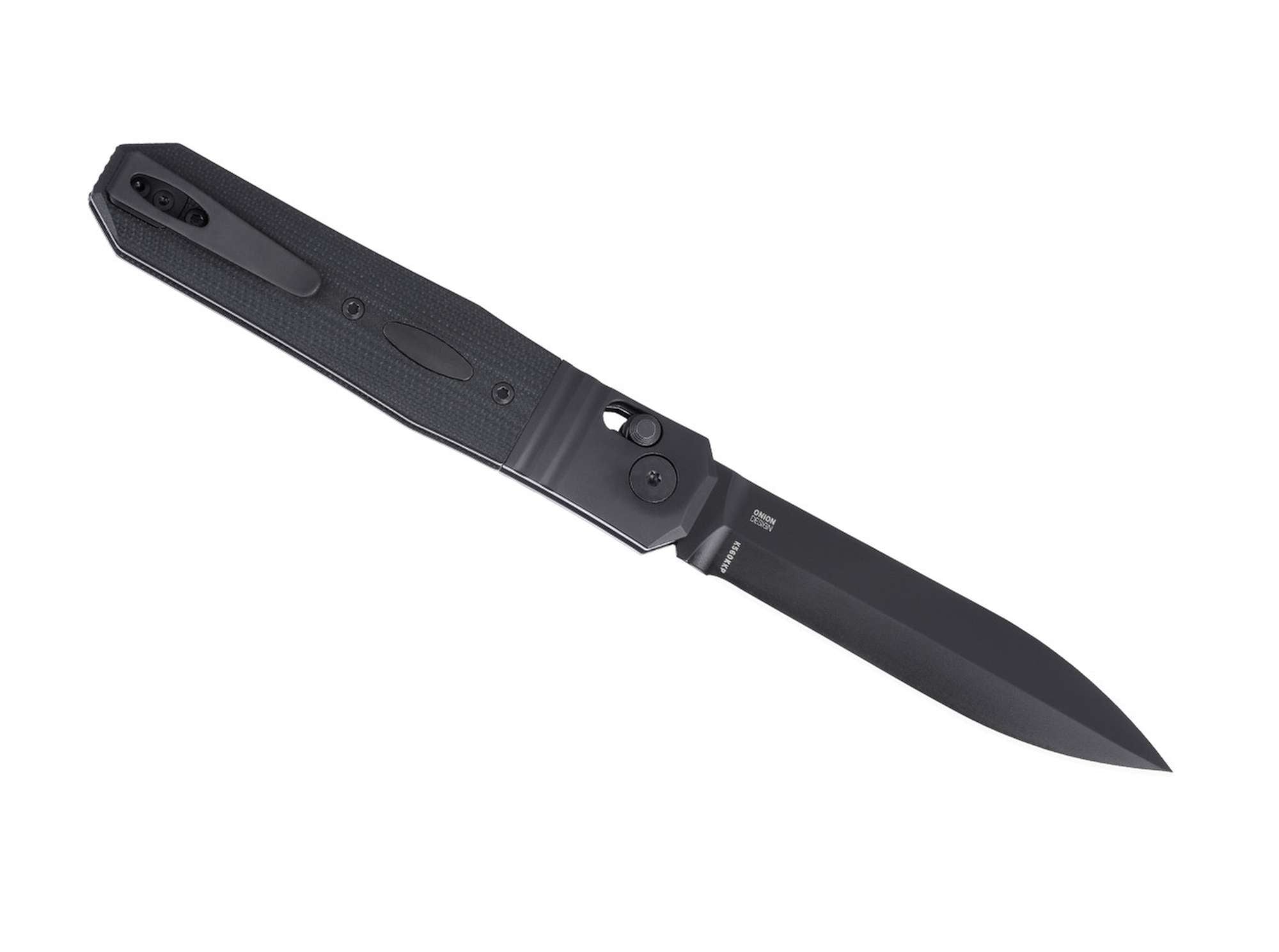 Briceag Redemption Crossbar Lock All Black CRKT- Otel MagnaCut, Sistem Crossbar Lock