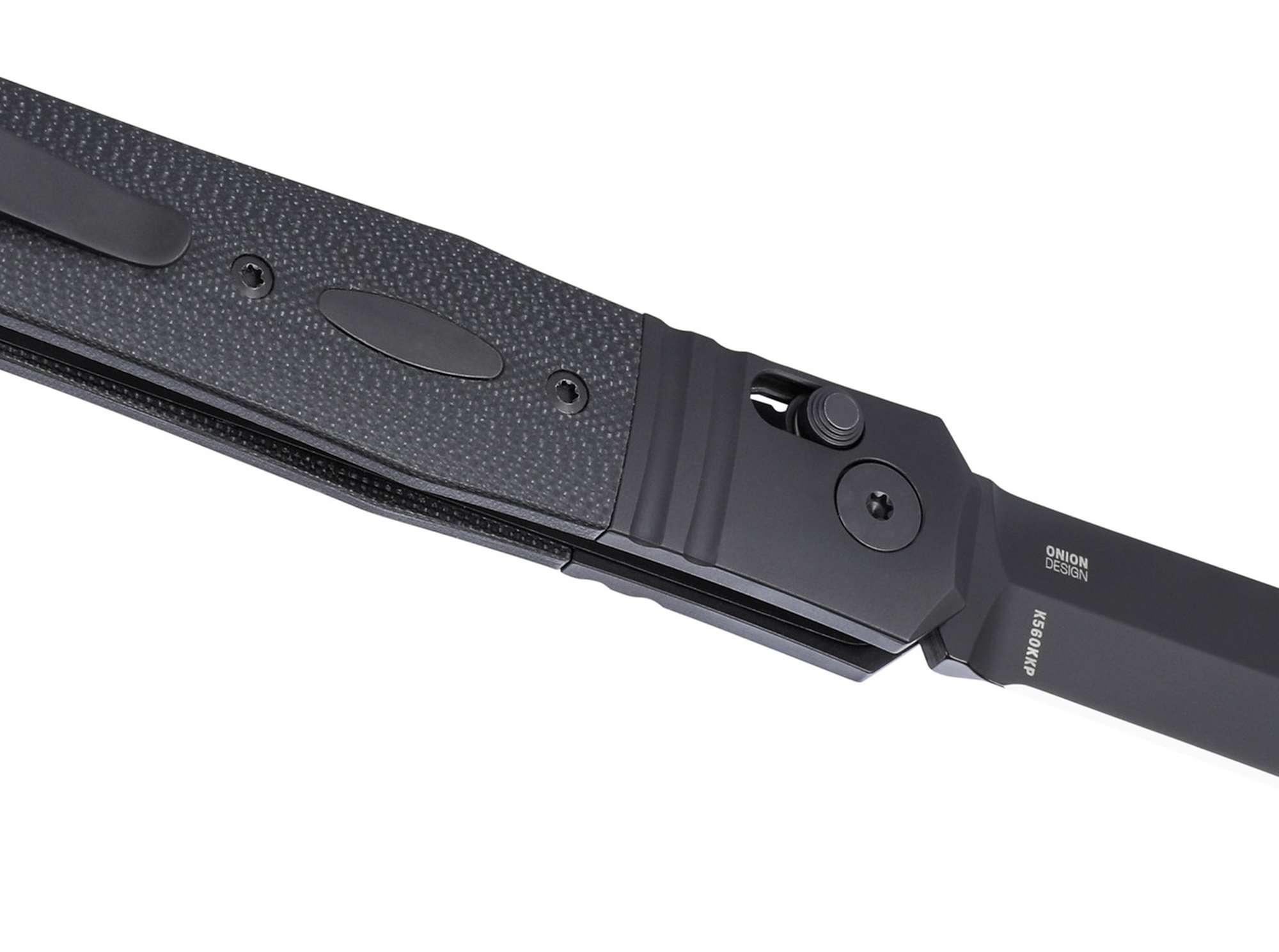Briceag Redemption Crossbar Lock All Black CRKT- Otel MagnaCut, Sistem Crossbar Lock
