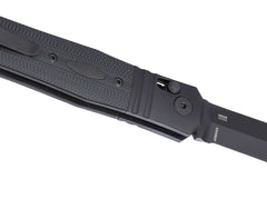 Briceag Redemption Crossbar Lock All Black CRKT- Otel MagnaCut, Sistem Crossbar Lock