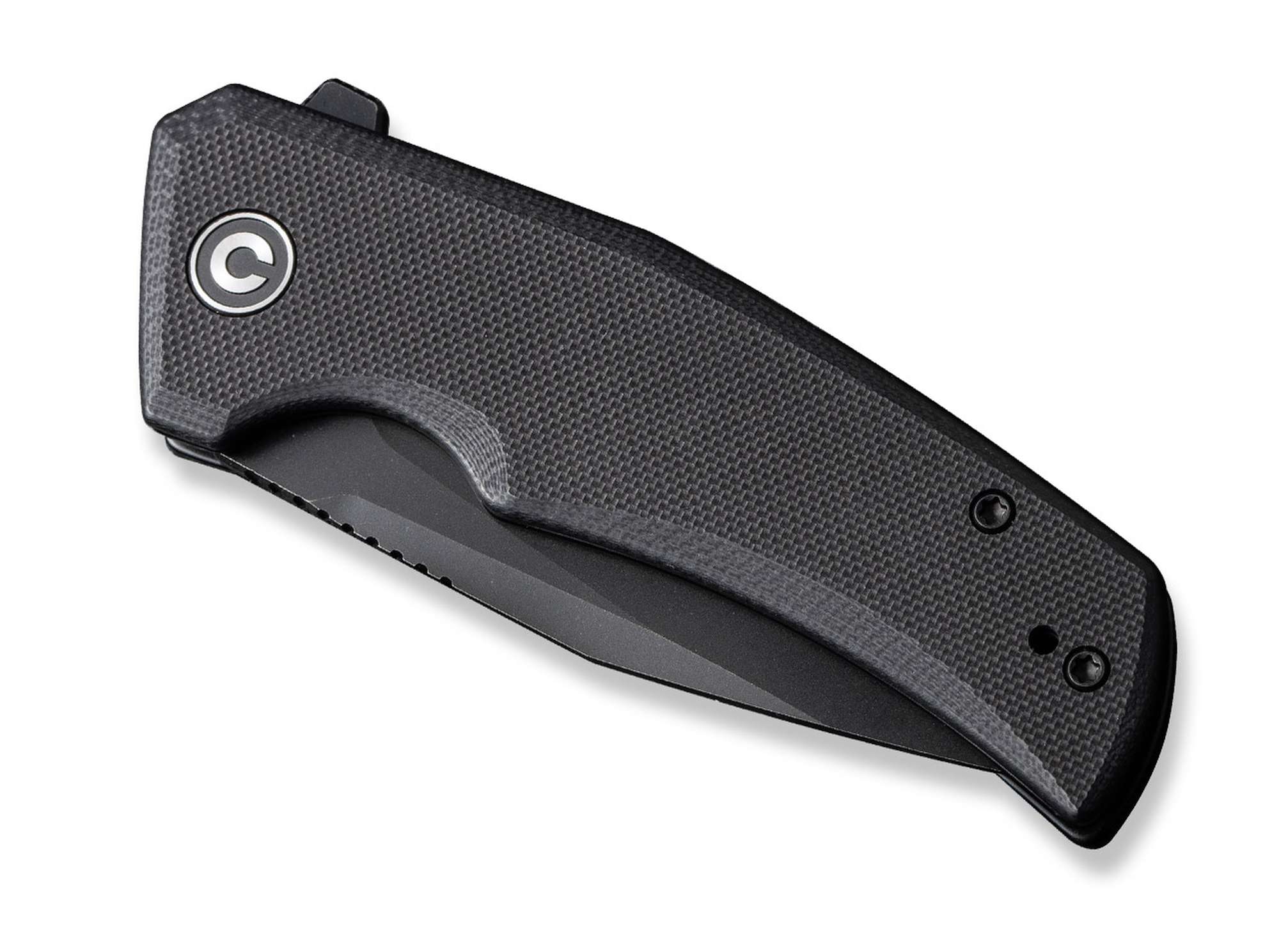 Briceag Regulatron G10 All Black CIVIVI- Lama Nitro-V, Maner G10 Negru