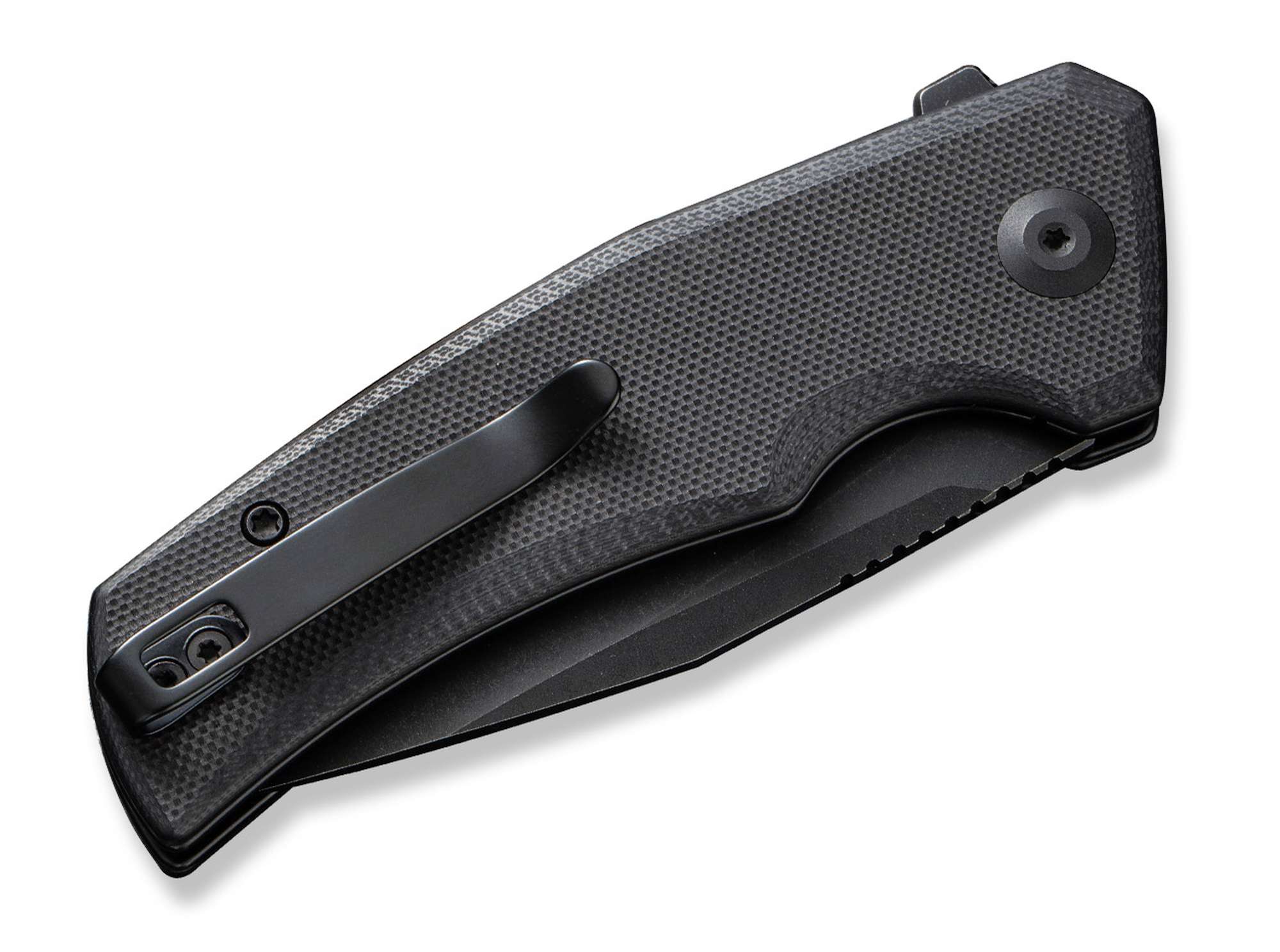 Briceag Regulatron G10 All Black CIVIVI- Lama Nitro-V, Maner G10 Negru