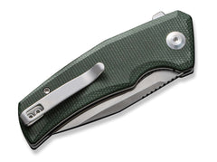 Briceag Regulatron Micarta Green CIVIVI- Lama Nitro-V, Maner Micarta Verde