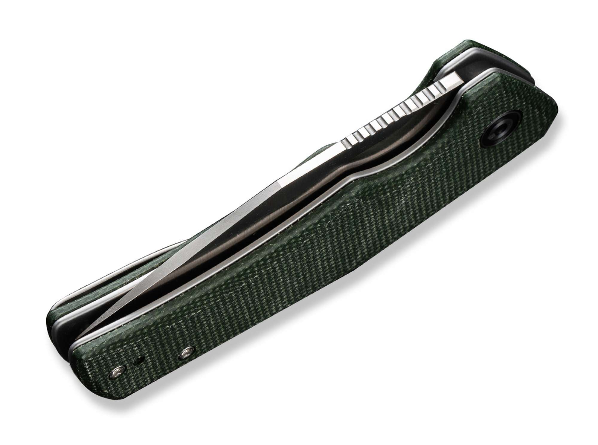 Briceag Regulatron Micarta Green CIVIVI- Lama Nitro-V, Maner Micarta Verde