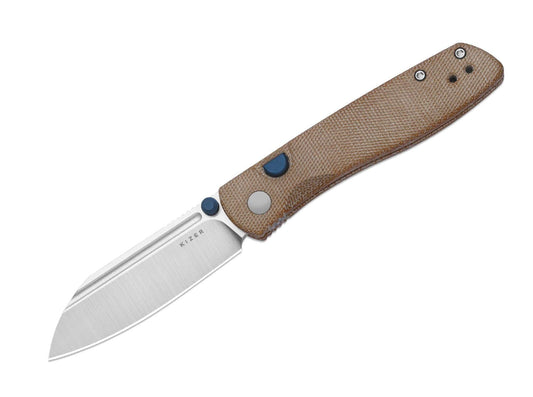 Briceag Renissance N690 Brown Norplex Ultrex Micarta Kizer- N690, Micarta