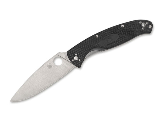 Briceag Resilience Lightweight Black Spyderco- Lama Robusta, Maner FRN