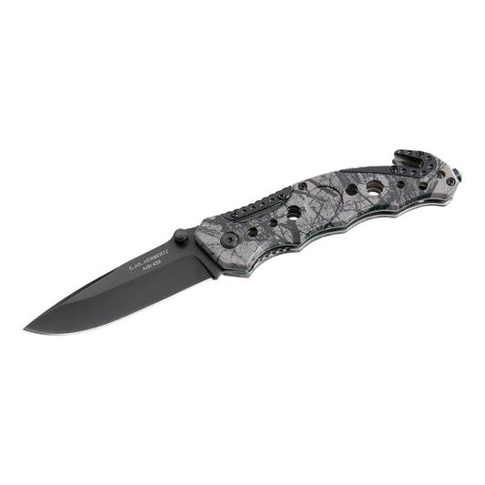 Briceag Rettungsmesser Camo Herbertz - Oțel 420, Linerlock, Aluminiu