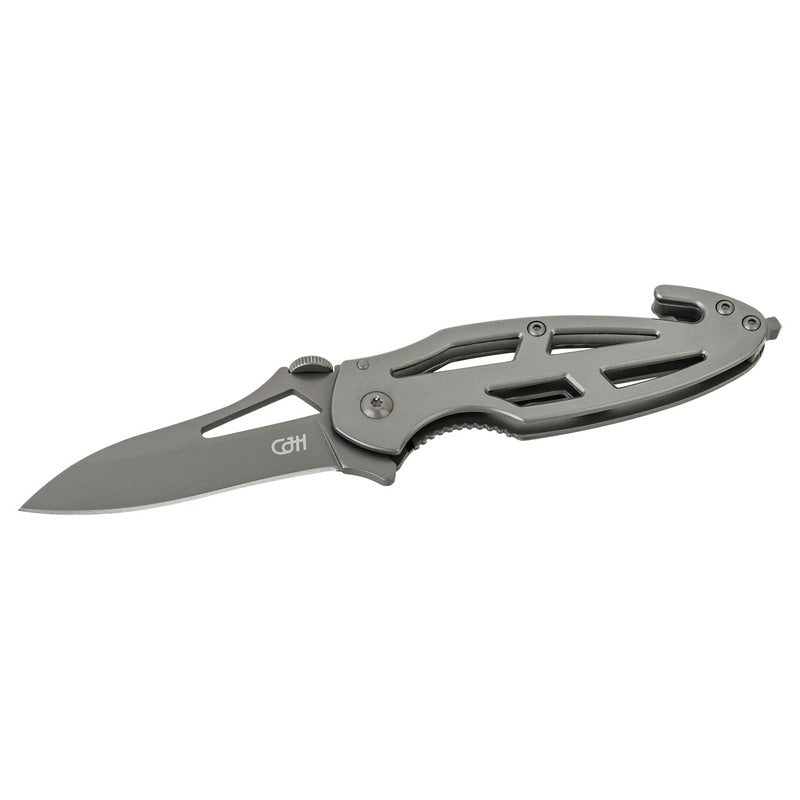 Briceag Rettungsmesser Gri CJH - Oțel 420, Linerlock, Compact