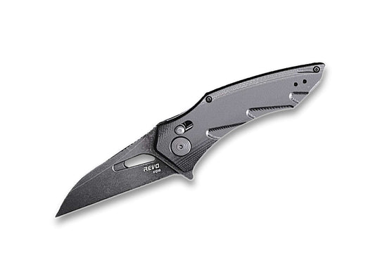Briceag REVO Storm Wharncliffe G10 Black REVO LLC- Lamă VG-10, EDC