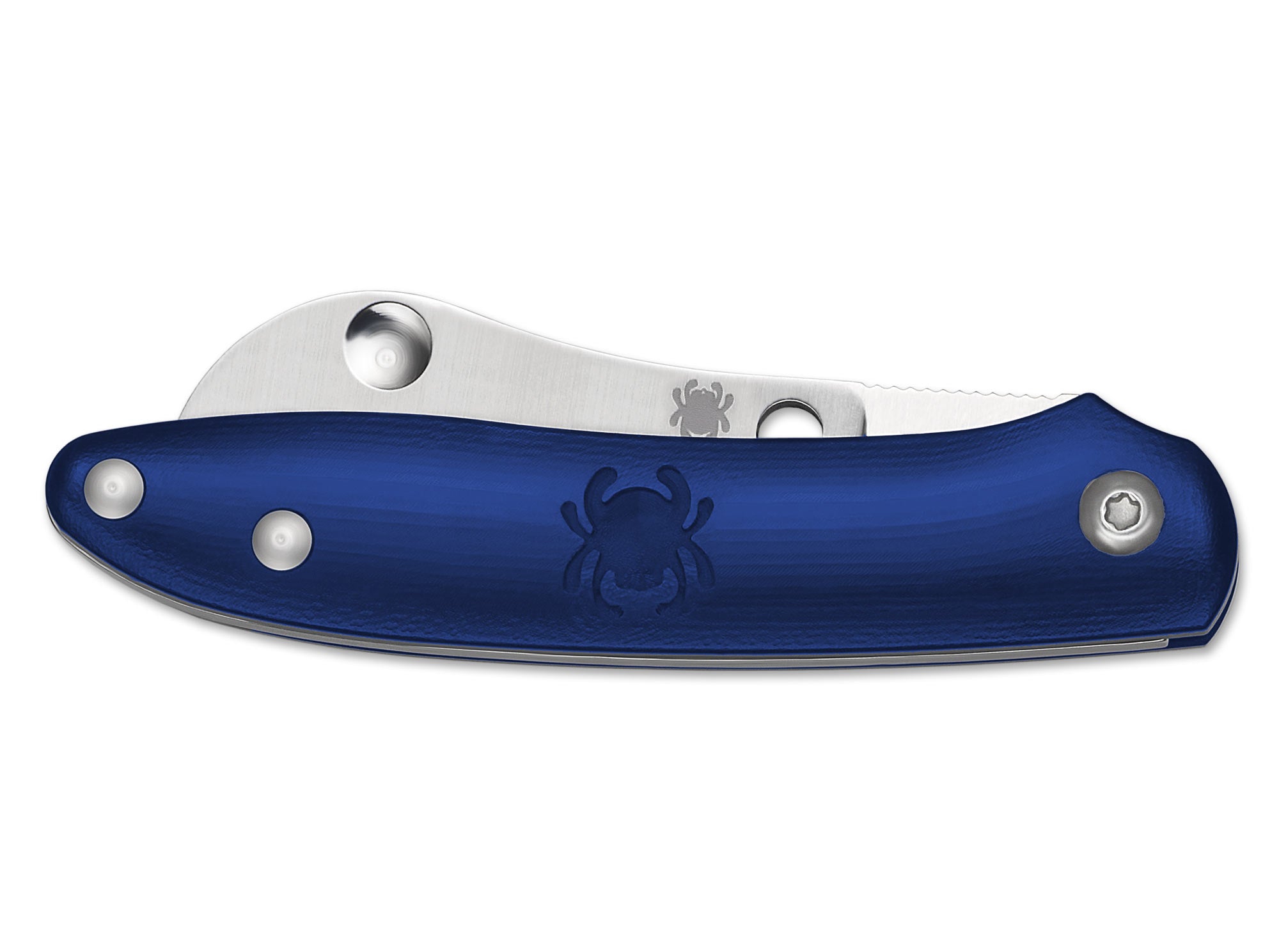 Briceag Roadie Blue Spyderco- Mecanism Inovator, Maner FRN Durabil