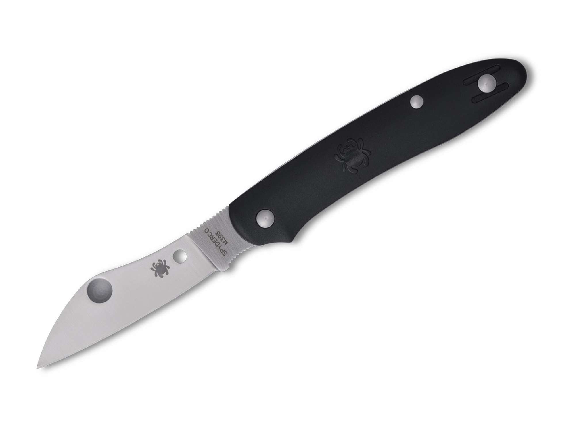 Briceag Roadie XL Black FRN PlainEdge Spyderco- Lama M398, Deschidere One-Handed