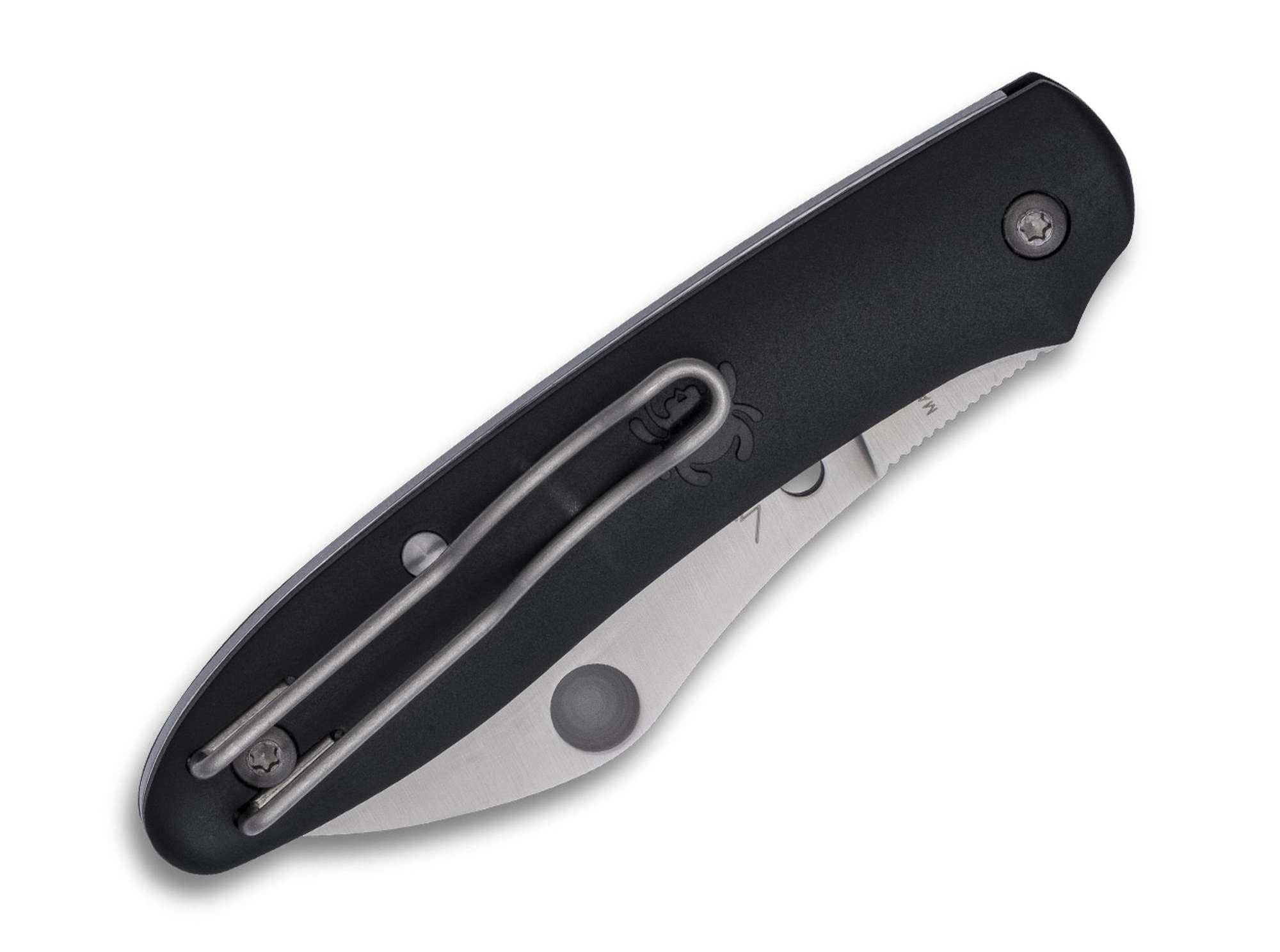 Briceag Roadie XL Black FRN PlainEdge Spyderco- Lama M398, Deschidere One-Handed