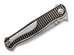 Briceag RS71 Milled G10 Ivory & Black CIVIVI- Maner G10 Frezat, Lama Nitro-V