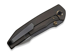 Briceag Ryson M390 Bronze Ti Black Stonewashed WE Knife- Lama M390, Maner Titan