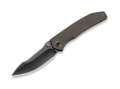 Briceag Ryson M390 Bronze Ti Black Stonewashed WE Knife- Lama M390, Maner Titan