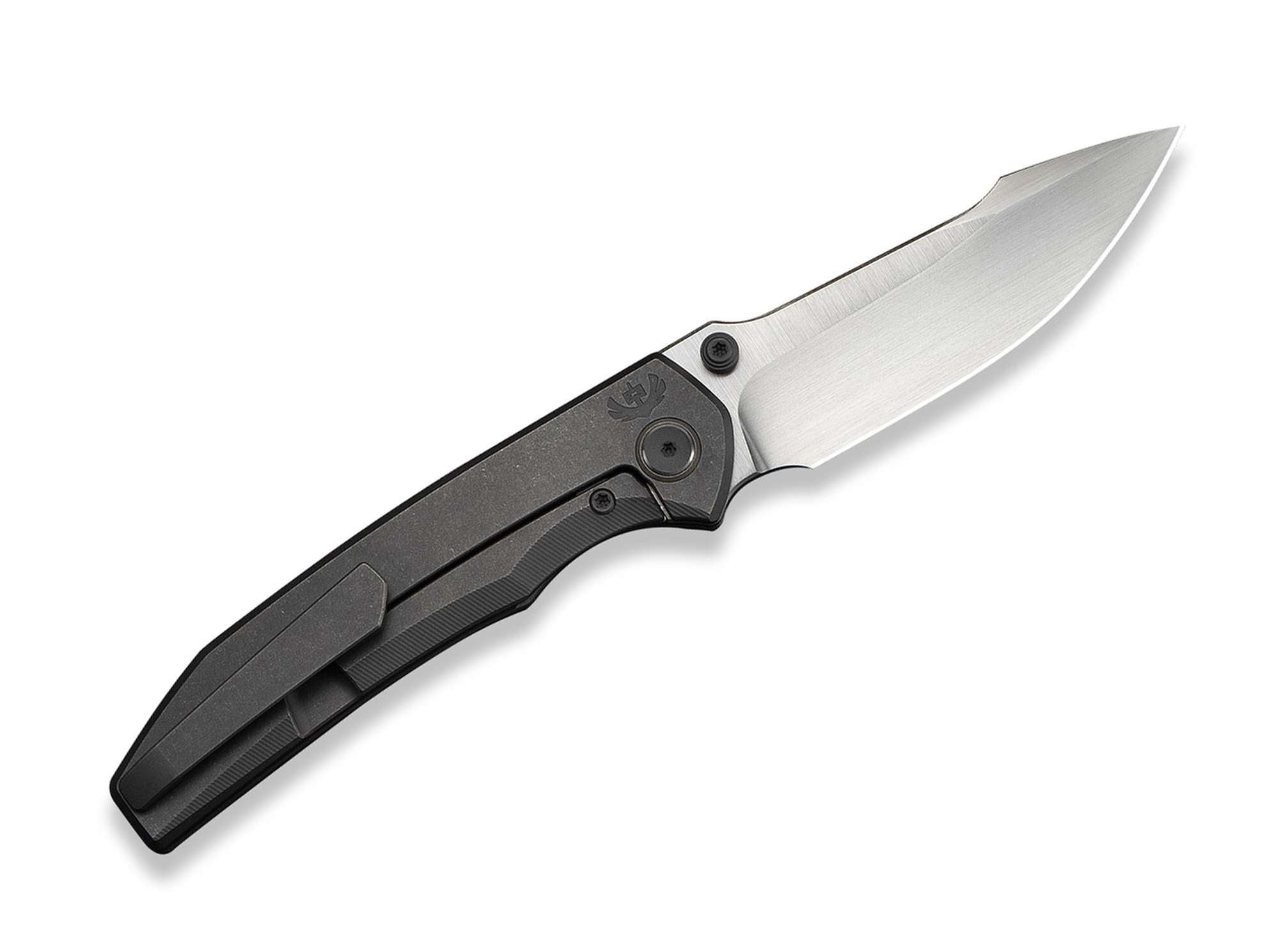 Briceag Ryson M390 Gray Ti WE Knife- Lama Otel M390, Maner Titan