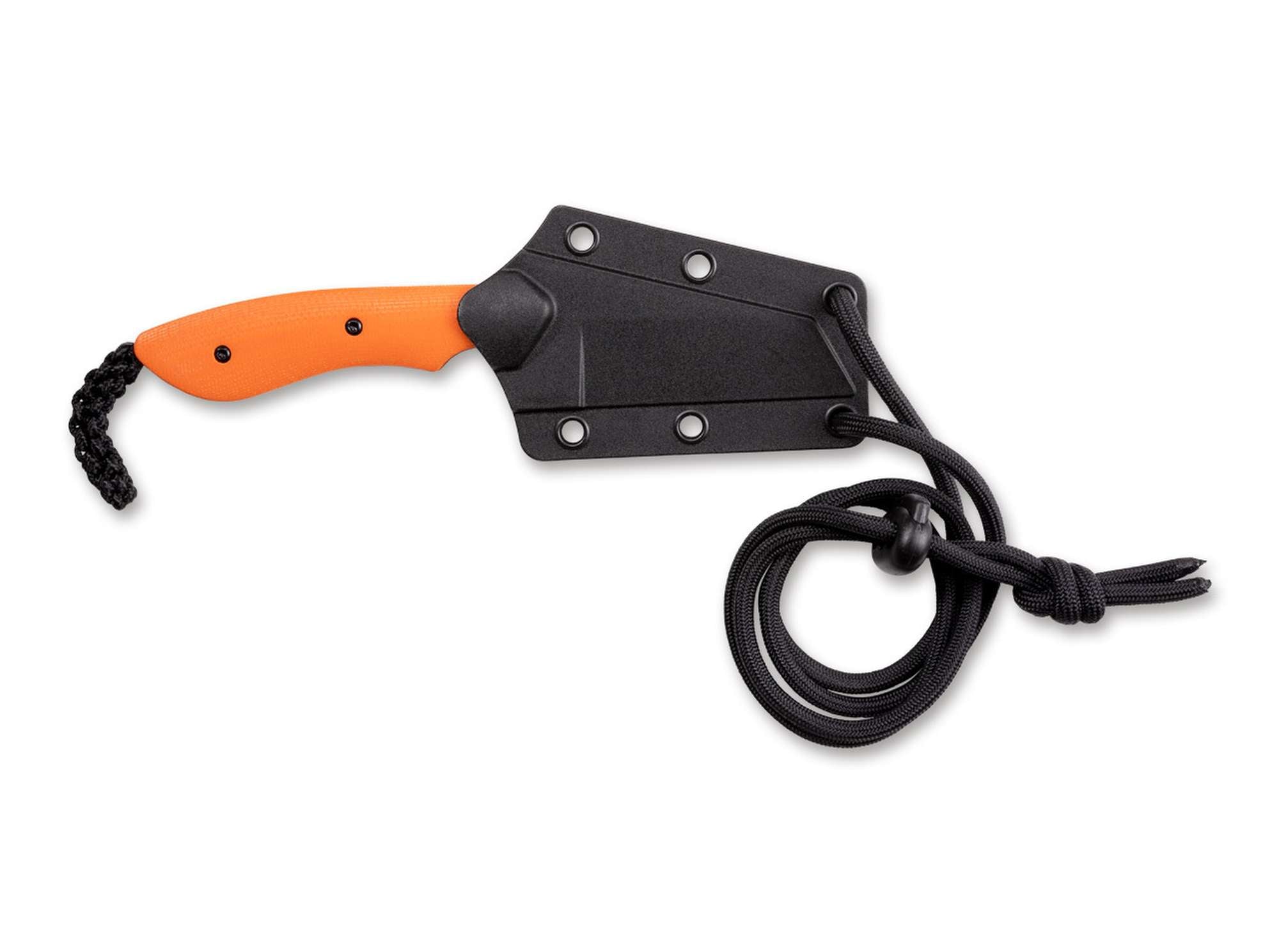Briceag S.P.I.T CRKT- Lama Tanto Inversata, Maner G10 Portocaliu